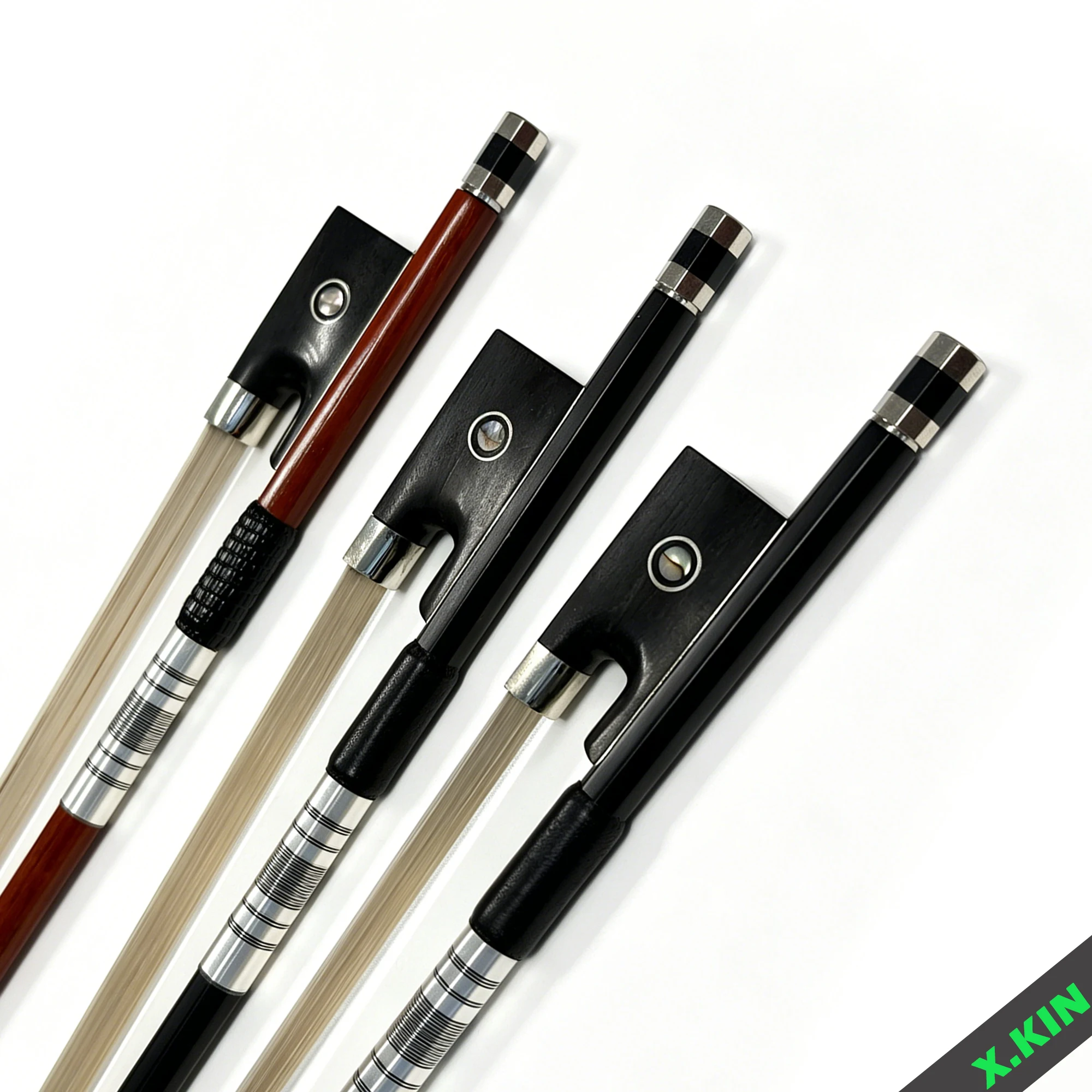 

Professional Carbon Fiber 4/4 Violin Bow, Strong & Balanced, Anti-Slip Winding, Excellent for Advanced Players