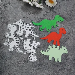 Dinosaur Flamingo Giraffe Lion Crocodile Monkey Cute kids Cutting Dies Stencil DIY Scrapbooking Template Mold Embossing Craft