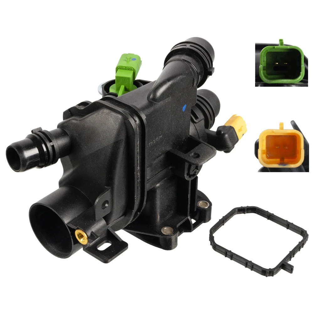 ใหม่ Coolant Thermostat สําหรับ 208 308 Ctiroen C3 Picasso C4 DS3 1.2 9807198480 9807119880