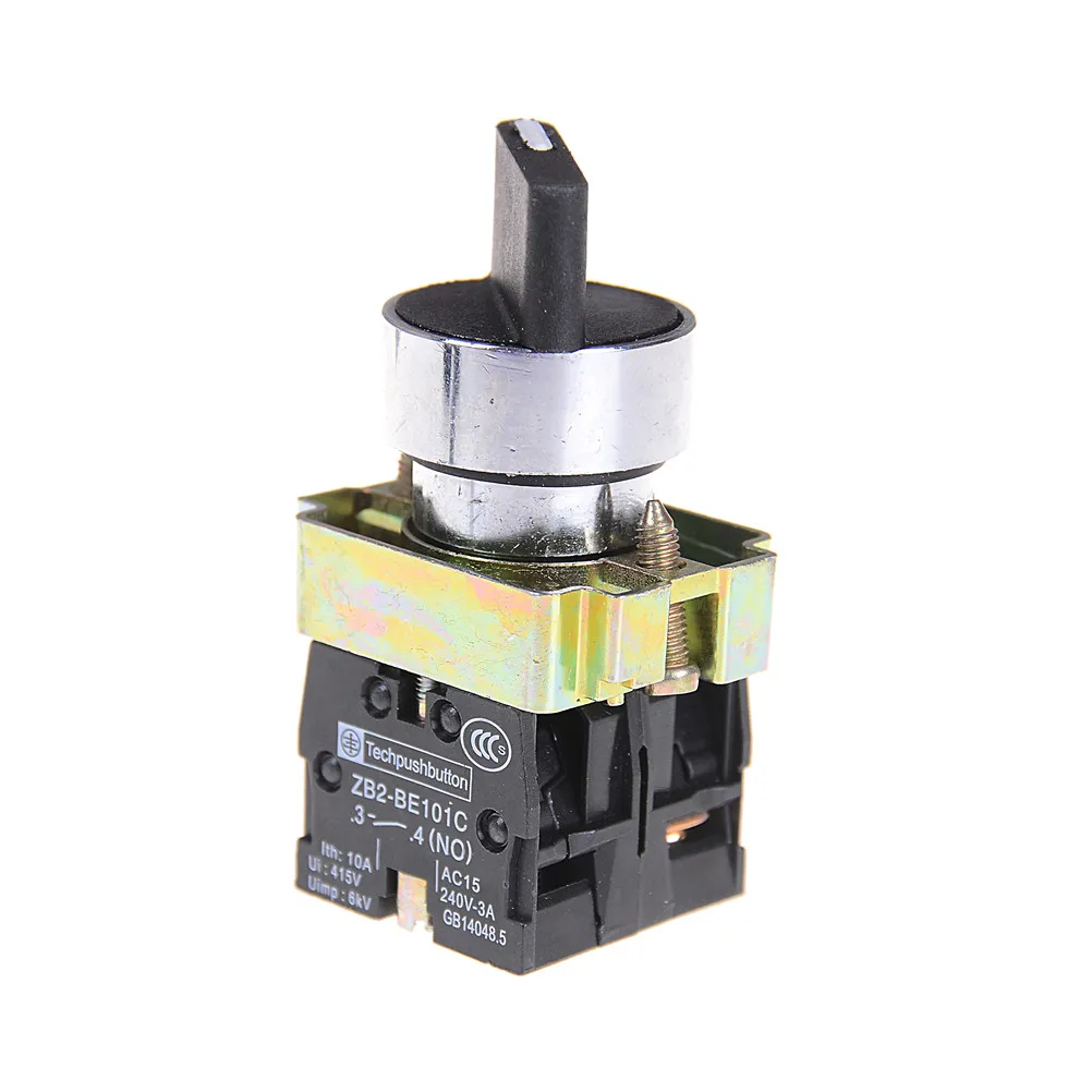10A 600V 3 Position 2NO Maintained Toggle Select Selector Switch XB2-BD33C