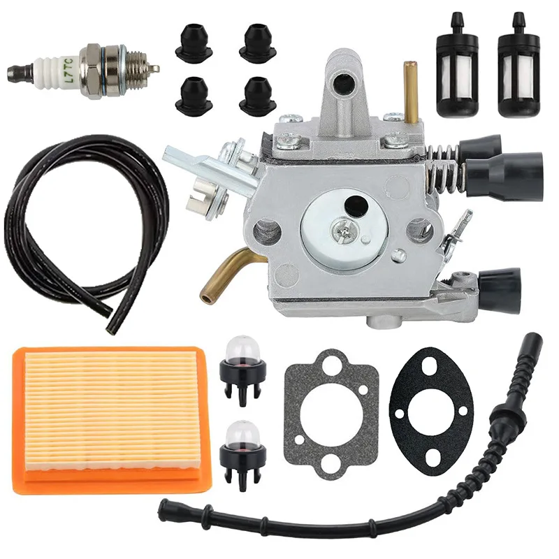 

Подходит для карбюраторов FS120, FS200, FS250, FS300, FS350, FR350, ZAMA C1Q-S83 для газонокосилок.