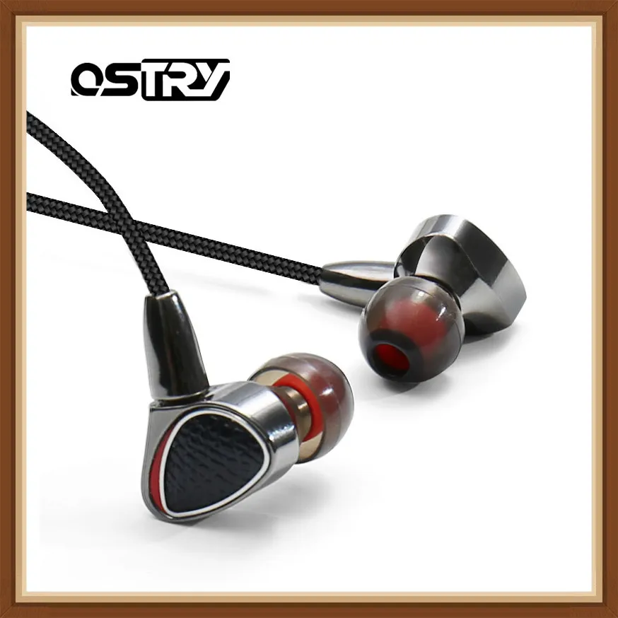 OSTRY KC09 Hi-Fi Music Monitor DJ Studio Stereo In-Ear Earphones MMCX Detachable High Performance Earphone for Smartphone Xiaomi