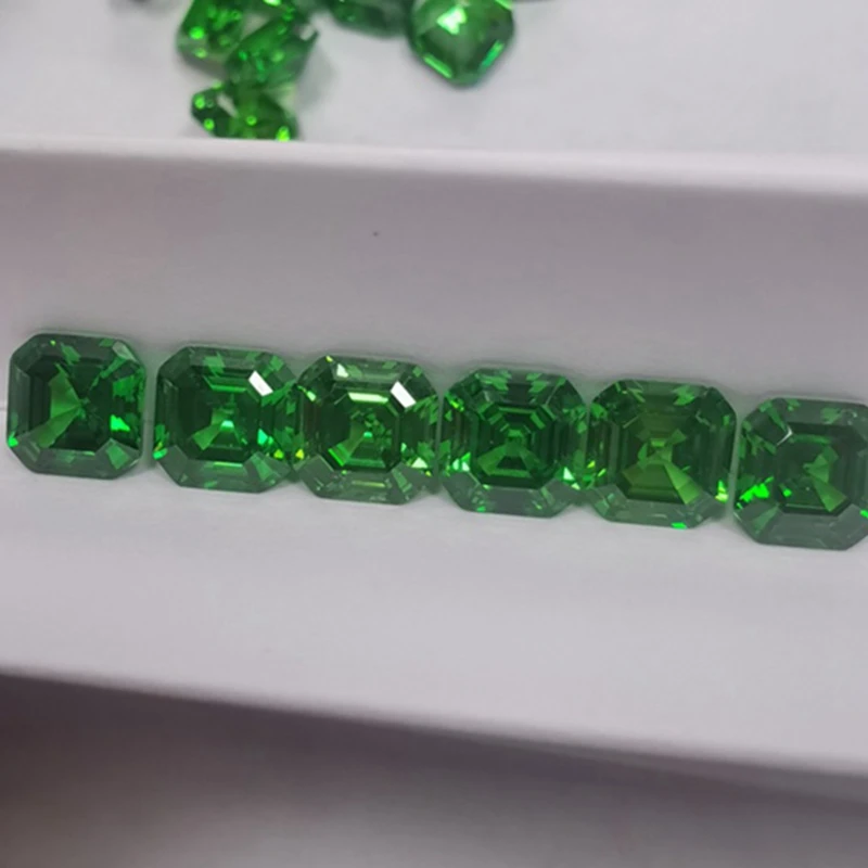 Natürlich abgebaut 9,0mm 5,50 ct Smaragd Sri Lanka vvs lose Edelsteine – Detail 9