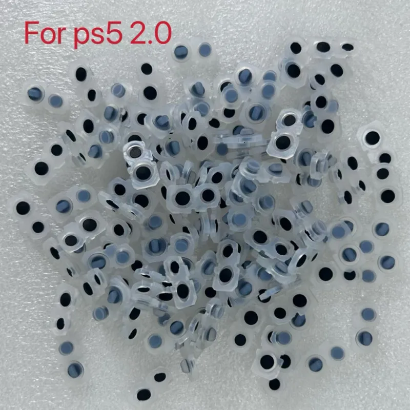 50pcs for Ps5 2.0 Game Pad V2 Controller L1R1 L2R2 Conductive Rubber LR Set