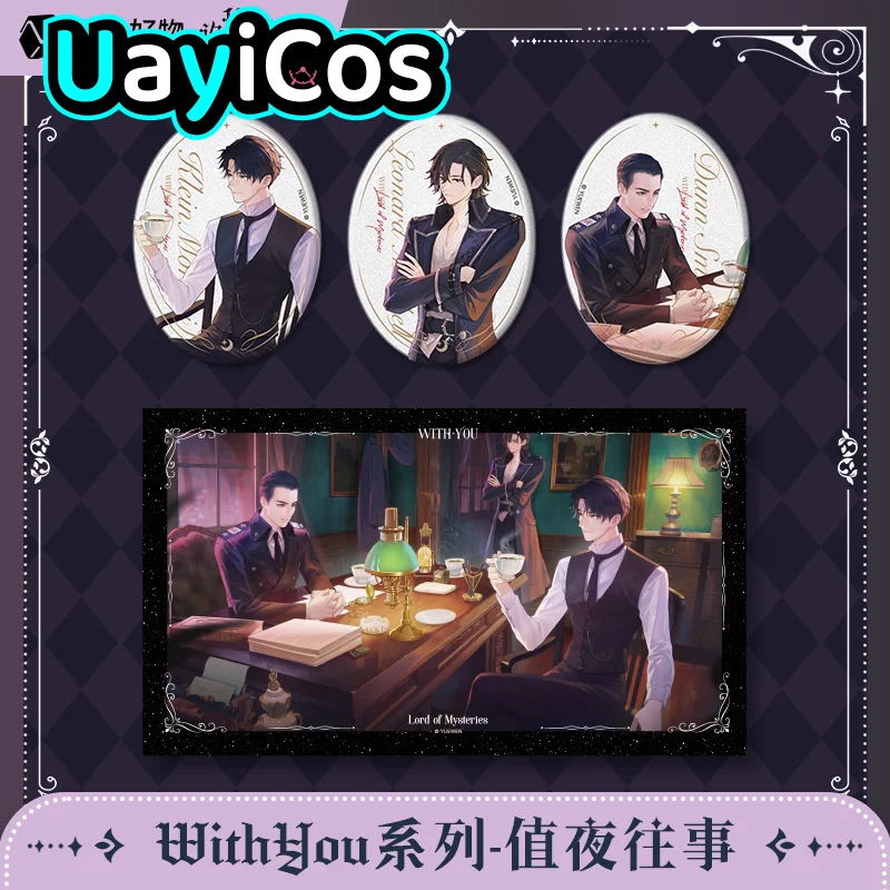 

Официальный Lord of Mysteries Klein Moretti With You, значок, брошь, булавки Shikishi Act, бумажный орнамент, аксессуары для кукол, аниме-игрушки для детей