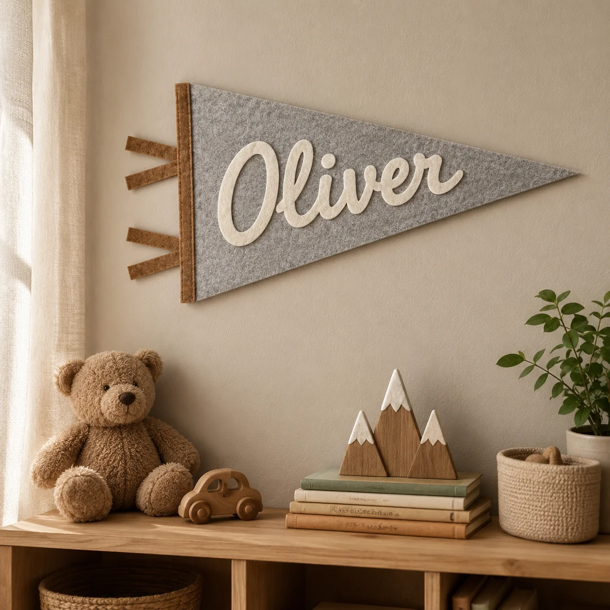 1pc Personalised Felt Name Pen - đánh giá và giá Baby Nursery Neutral