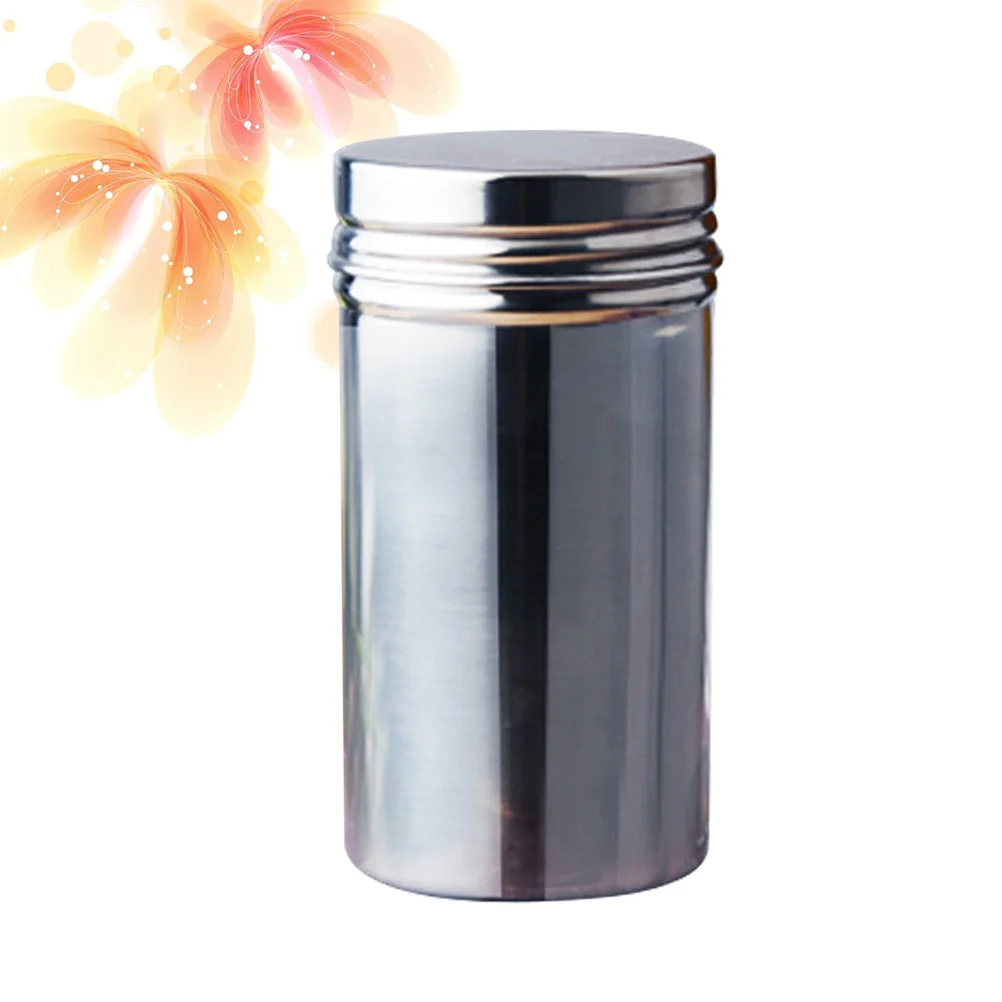 

Stainless Steel Storage Jar 304 Sealed Can Food Container Travel Portable Spice Box Vessel Airtight Lid Healthy