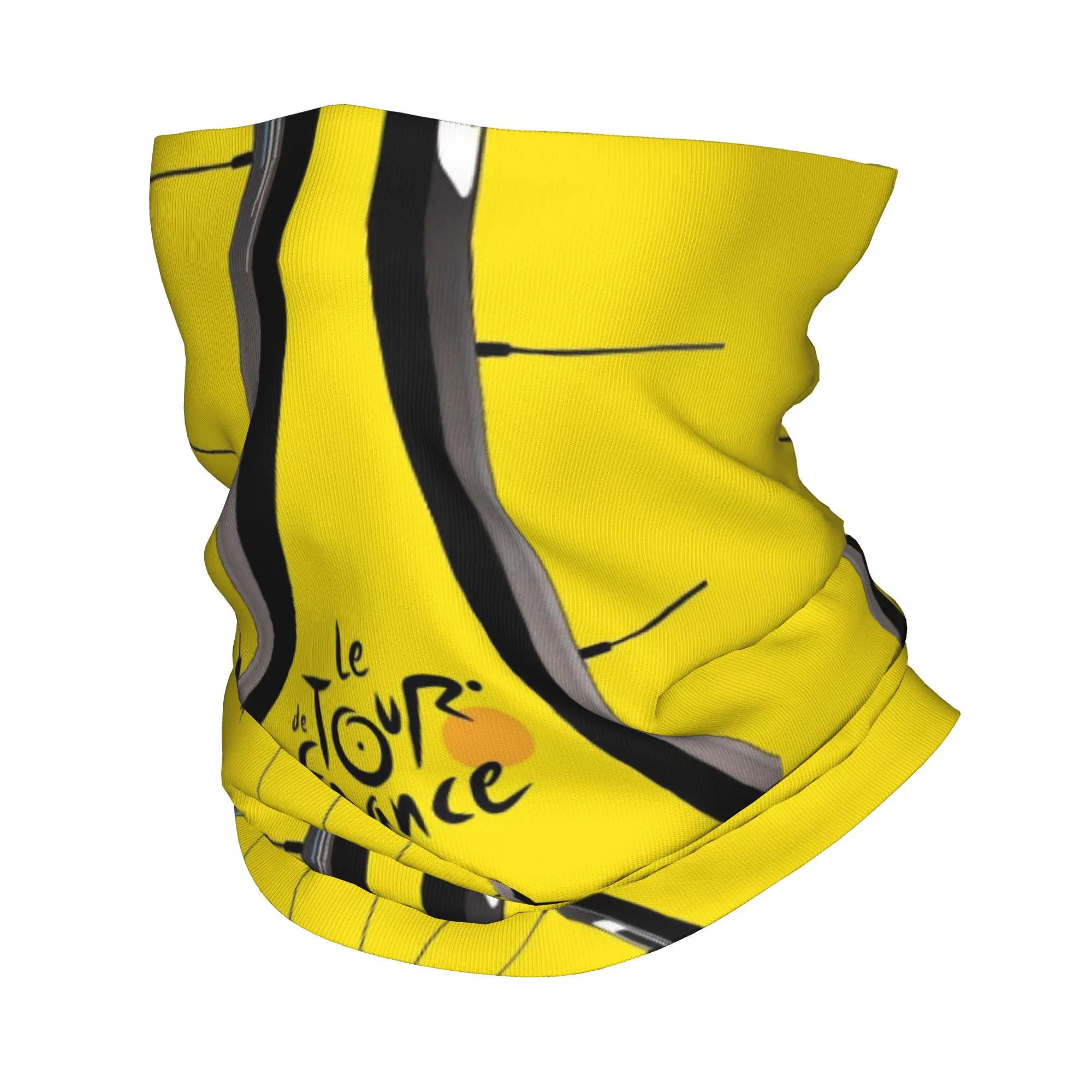 Custom France TDF Tour  Bandana Neck Gaiter UV Protection Face Scarf Cover Men Women  Headwear Tube Balaclava