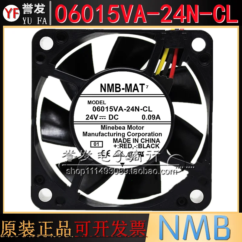 

НОВЫЙ ОРИГИНАЛЬНЫЙ 06015VA-24N-CL 24 В 0,09 А 6015 60x60x15 мм ОХЛАЖДАЮЩИЙ ВЕНТИЛЯТОР РАДИАТОР