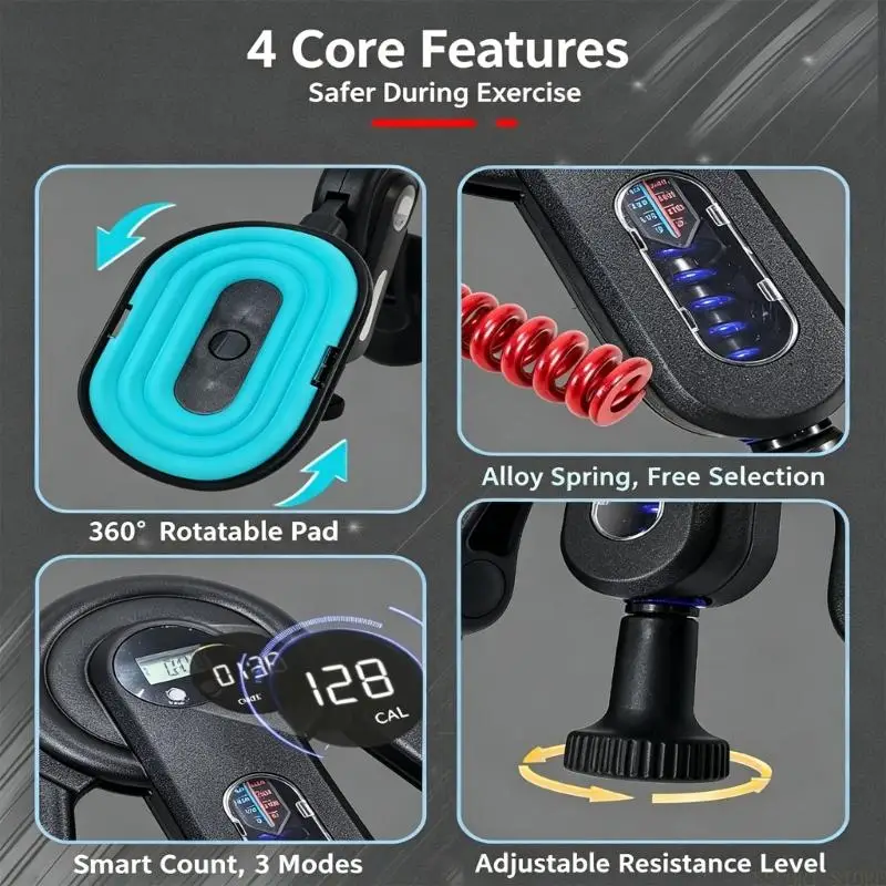 U2JB Variable Resistance Exerciser for Thigh, Arm, and Glute Workouts