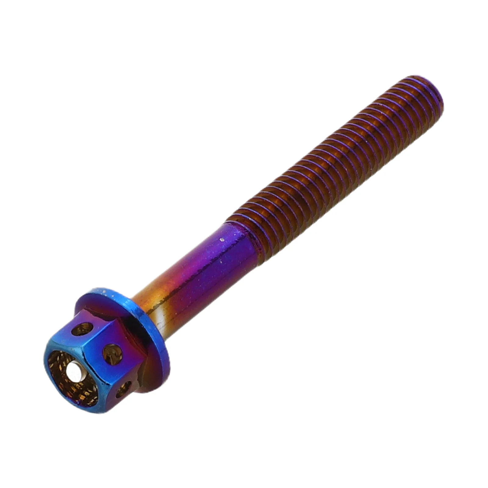 

6 шт. M6 винты для номерного знака мотоцикла красочные титановые радужные декоративные крепления для электричества