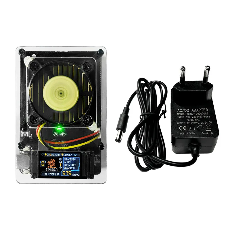 NMAxe Bitcoins BM1366 ASIC Chip Solo Lottery 550GH/S   y