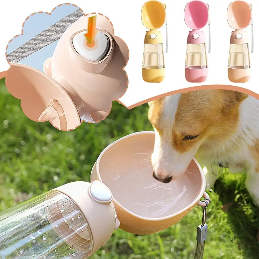 

Portable Dog Water Bottle For Small Large Dogs Cat Outdoor Leakproof Walking Drinking Bowls Chihuahua French Bulldog Supplies