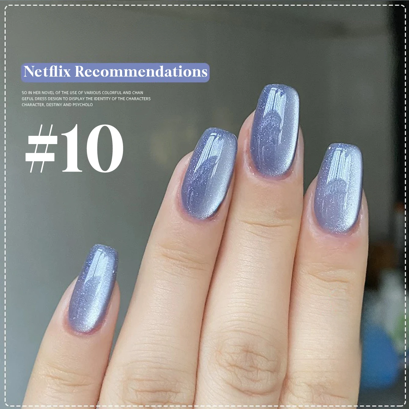 1pcs TC Angela Blue Cat Eye Gel Nail Polish Whitening Flash Crystal Porcelain White Glass Bead Nail Gel Nail Art Nail Supplies