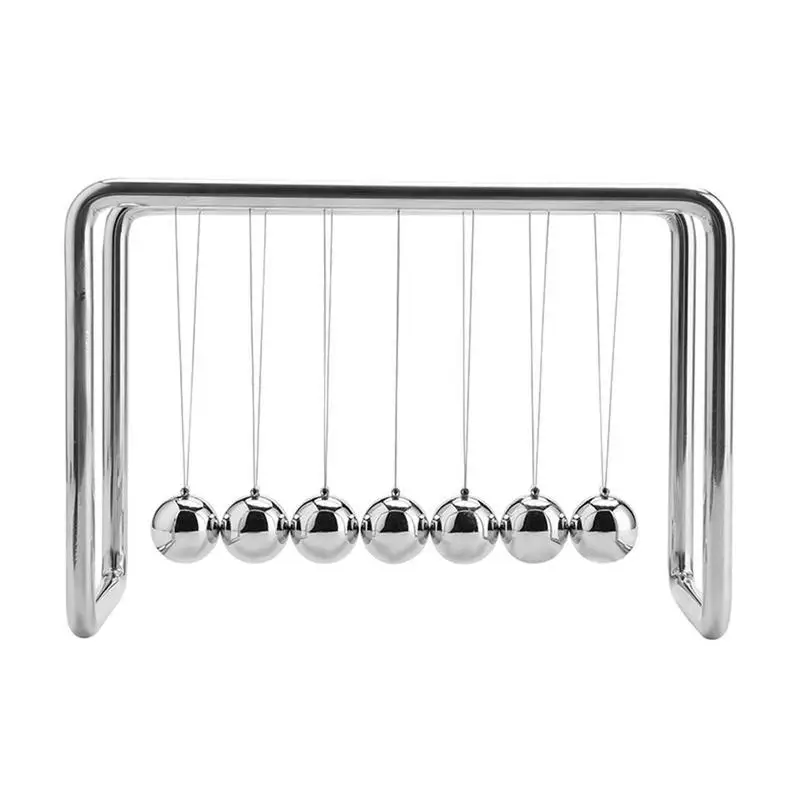 Stainless Steel Classic Pendulum Balance Balls Newton Cradle Balance Balls Toy Desktop Decoration School Science Teaching Supply