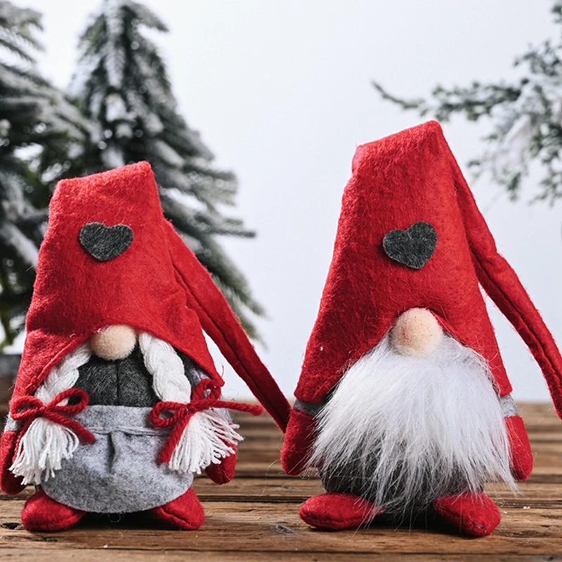 Christmas Faceless Doll Gnomes Christmas Hanging Tree Decoration For Home 2024 Ornament Xmas Navidad Natal New Year 2025 Pendant