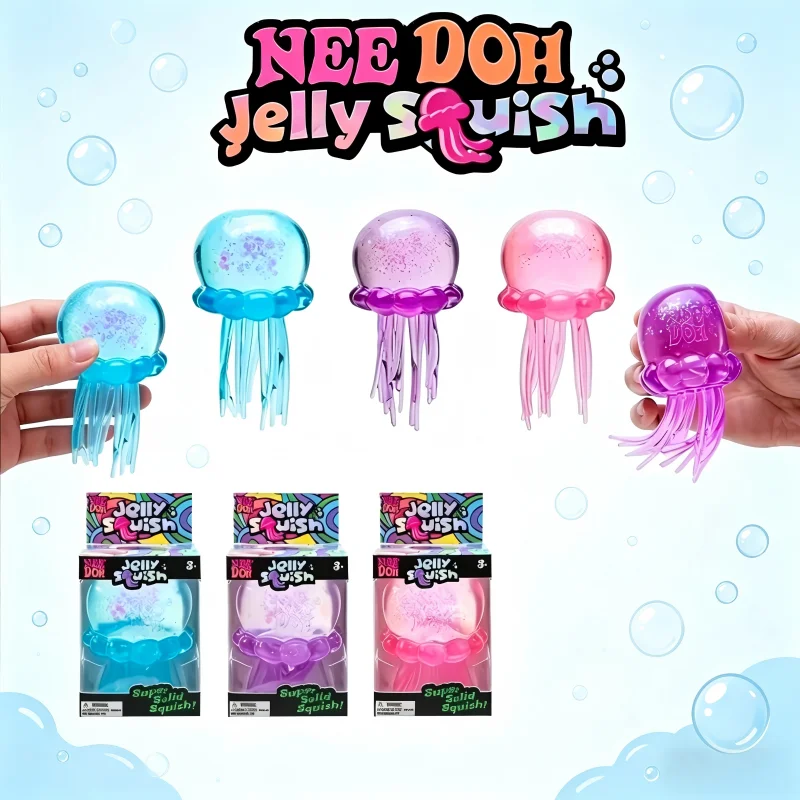 Juguetes de medusas, juguete de medusa marina, juguete sensorial a prueba de agua para jugar en el agua, juguete suave de gelatina para aliviar el estrés, para regalos