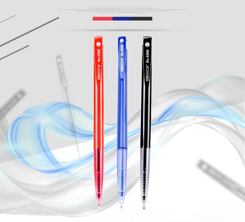 Großhandel 60 stücke Set 0,7mm Kugelschreiber schwarz blau Tinte Farbe tragbare Stifte Schreib werkzeug für Schul büro Briefpapier – Detail 11