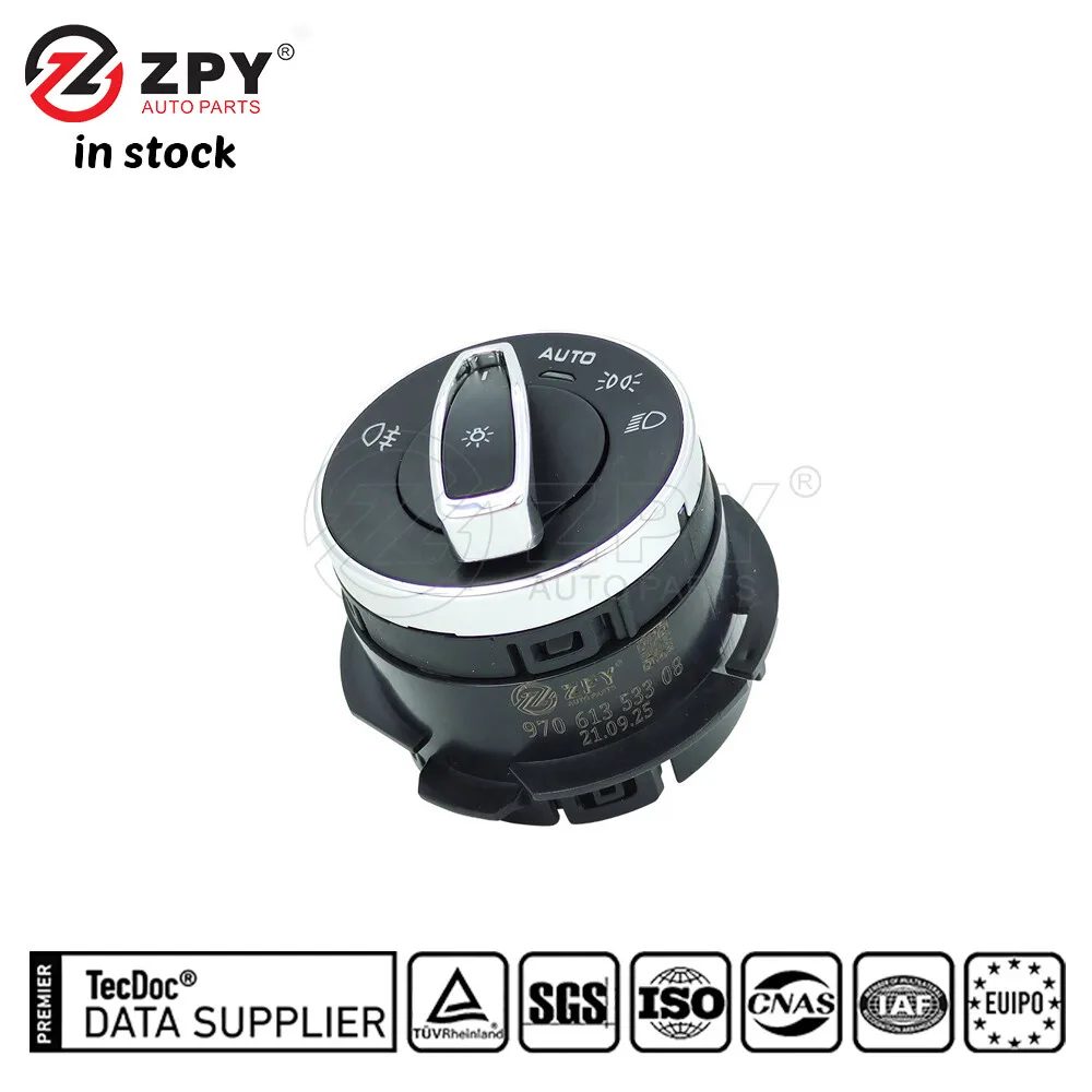 

ZPY New Headlamp Switch For Porsche Panamera 970 Auto 970 613 533 08