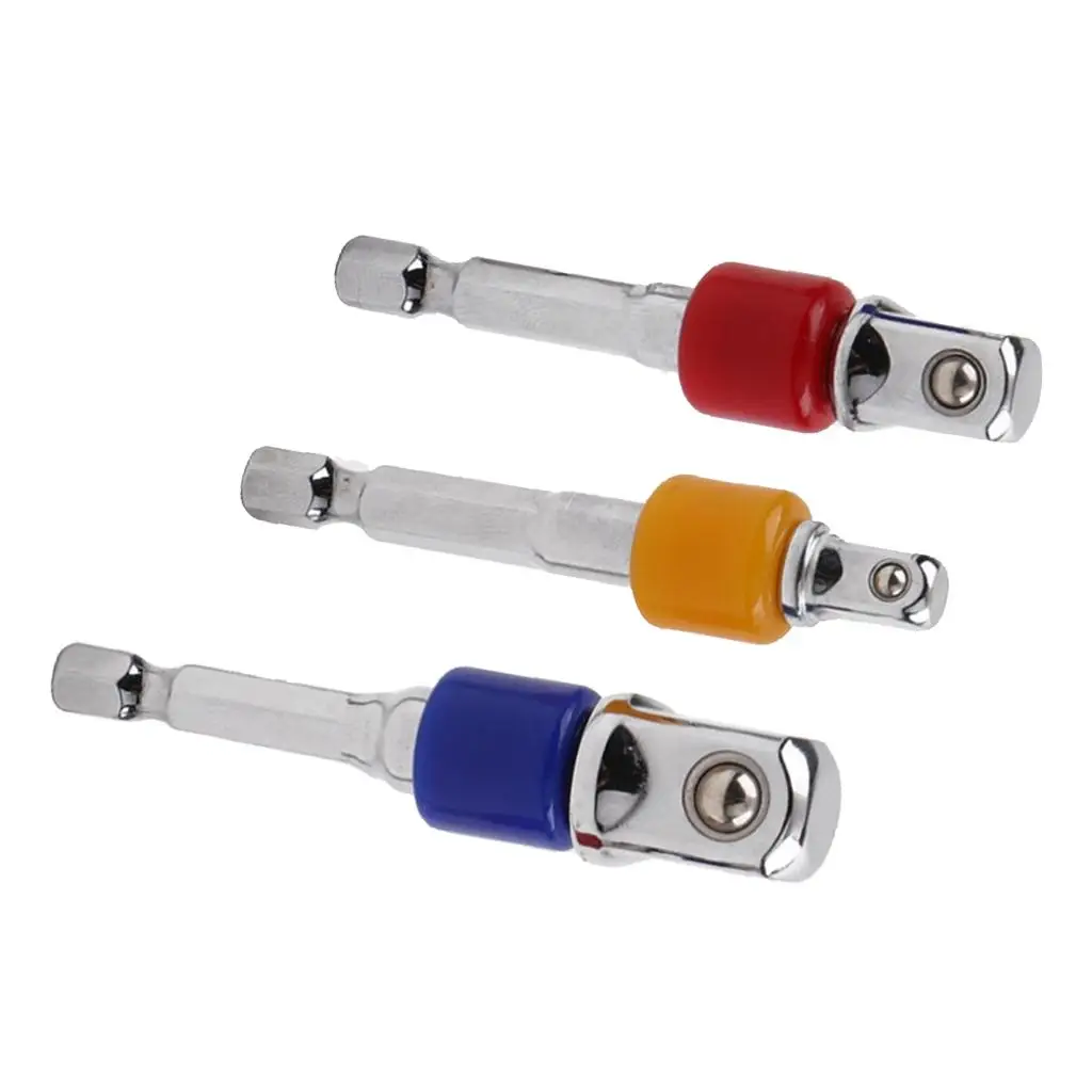 

Набор отверток для квадратных сверл, стальной материал 1, 4, 3, 8, 1, 2-дюймовый адаптер для аккумуляторной электрической дрели, инструменты