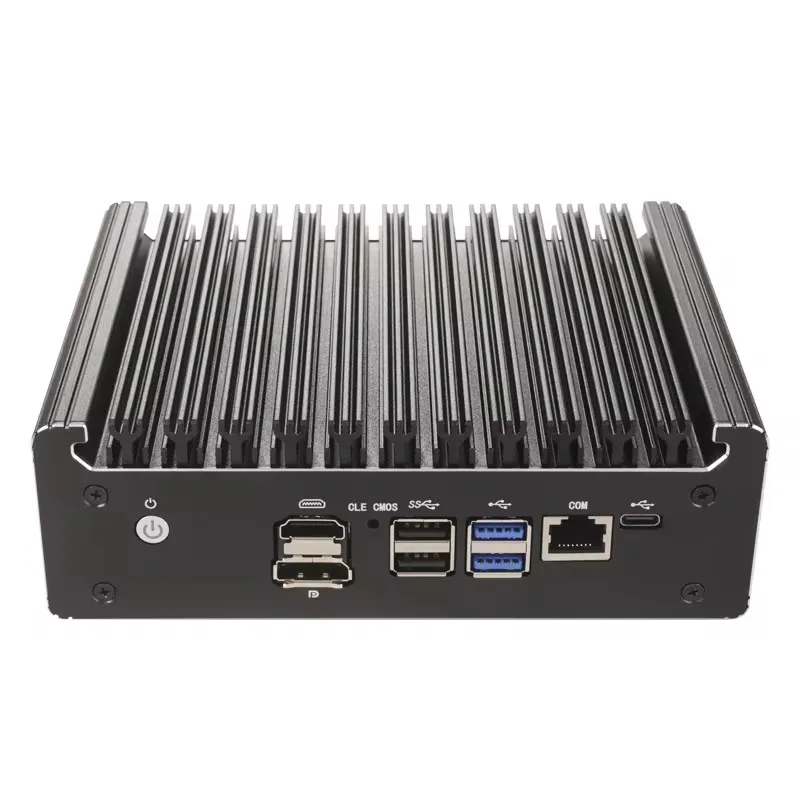 BKHD 6xi226-V 2.5G Server morbido senza ventola Intel U300 Pentium Gold 8505 N150 Firewall Mini PC 2xDDR5 2xNVMe 2xSATA Proxmox pfSense