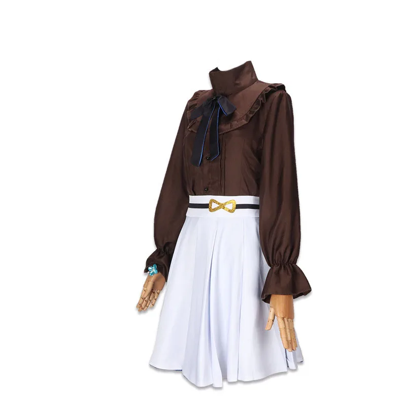 براون تأثيري التعاون الملابس العادية 2D زي الهالوين النسائي