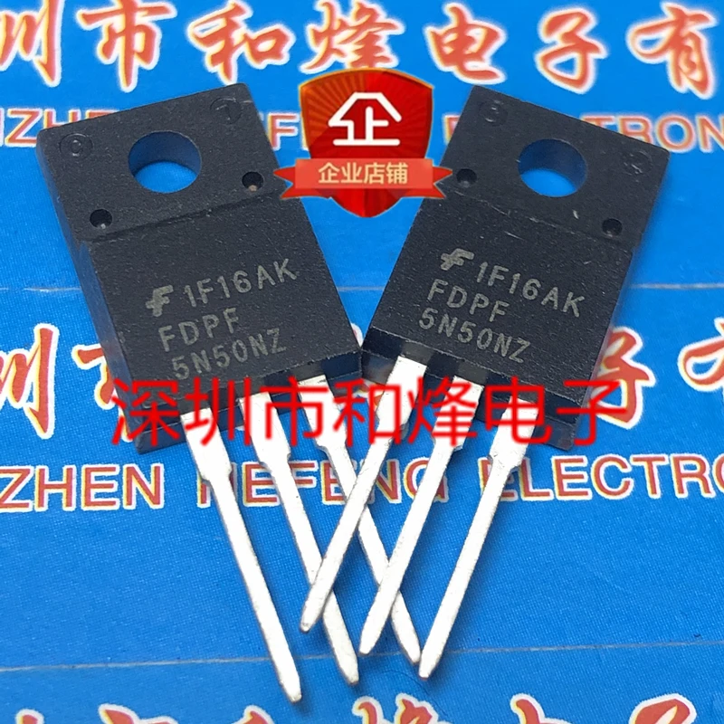 5PCS-10PCS FDPF5N50NZ TO-220F 500V 4.2A New And Original On Stock