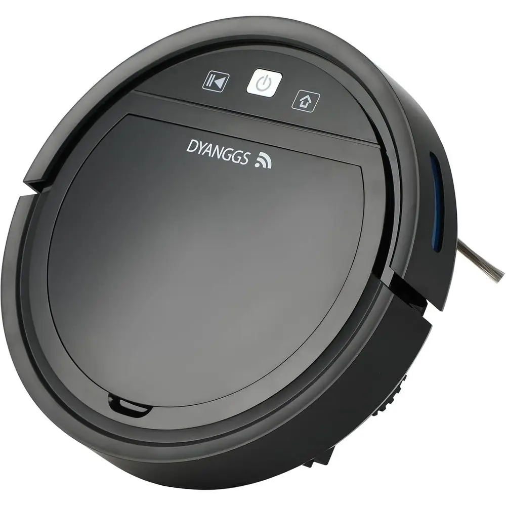 Robot Aspirador y Fregasuelos, para Pelo de Mascotas, Resistente a Caídas, Limpiador de Suelos Eléctrico o Fregasuelos, Ultra Delgado, Ideal para Suelos Duros y Alfombras.