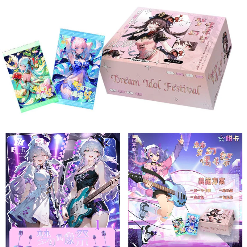 

Серия MEIKA, фестиваль Dream Idol, 1 коробка, аниме, девушка, соблазнительная красота, коллекция карт, карты Waifu, летняя карта MHOXJ