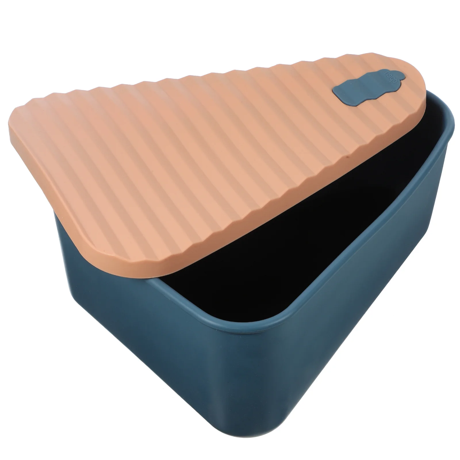 حاوية بيتزا من السيليكون محكمة الغلق صندوق قابل لإعادة الاستخدام ديكور مطبخ أنيق للفطائر التورتيلا الكعك الخبز الحلوى حمل