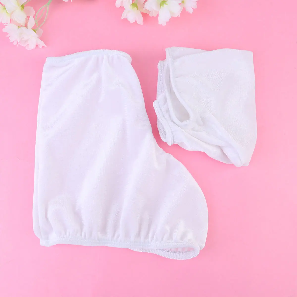 

Skate Boot Covers Elastic Water Absorbent Skates Figure Skates Ice Skating Shoes Size L White Blade Protector