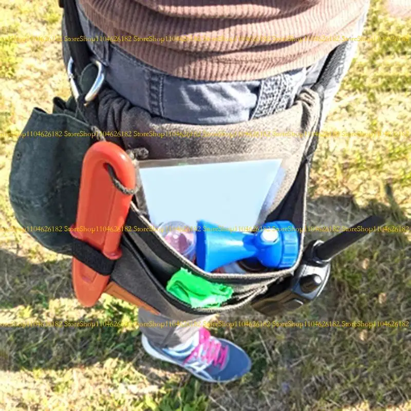 Q2Q4 Hand Tools Bolsa armazenamento com clipe cinto Bolsa ferramentas ferramentas multiuso