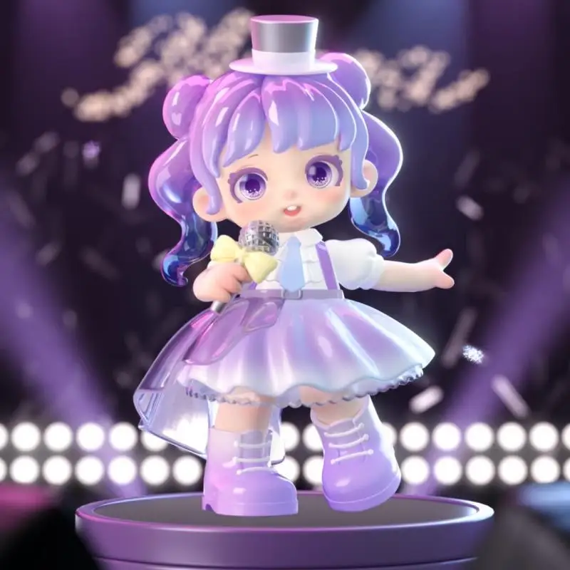 ميانا تلبية في بلاد العجائب سلسلة Kawaii أنيمي عمل الشكل صندوق أعمى لعبة مفاجأة سر دمية للفتيات هدية عصرية