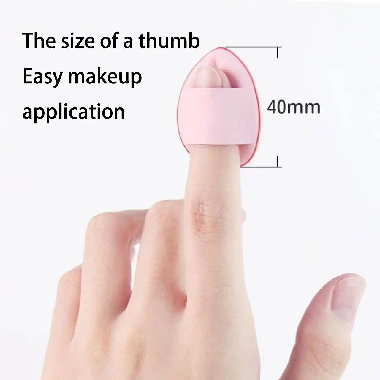 10 | 20 | 50 Mini Finger Air Cushion Pads, Detailed Makeup Sponge Pads, Dual-purpose Beauty Tools for Dry and Wet Use