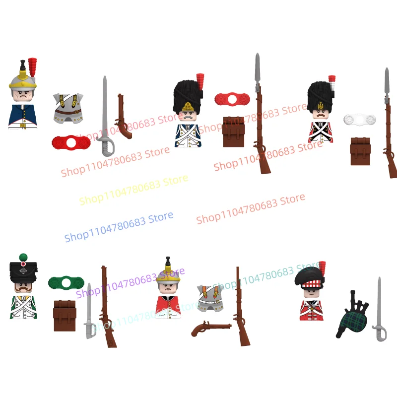 اللبنات المشاة الخفيفة الإيطالية شخصية صغيرة التجمع نموذج عرض قطعة أنيمي الكرتون الملحقات تحصيل لعبة هدية