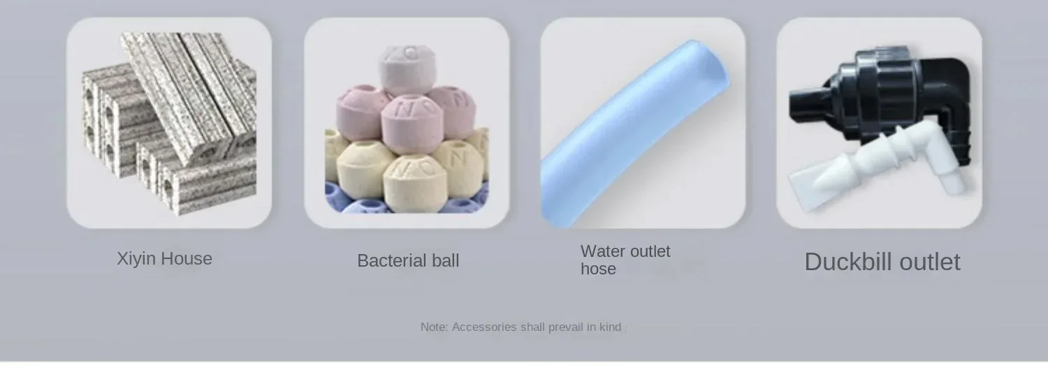 ZYR side filter full set of fish tank medium and large living room household tropical fish tank