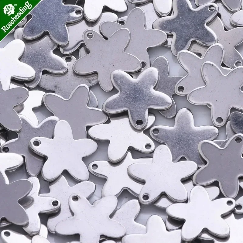 20pcs 14mm tiny star stainless steel charm,stamping blank charms,small charm,pendant charm-10086203