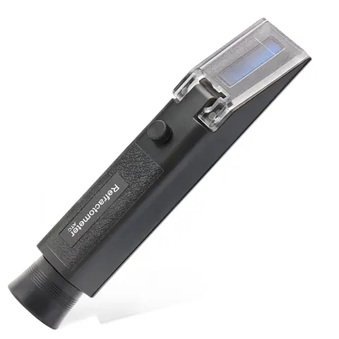 블랙 굴절계 맥주 브릭스 맥아즙 설탕 알코올 계량기, 0-30% 1.000-1.120 SG 비중력 휴대용 도구 비중계 테스터