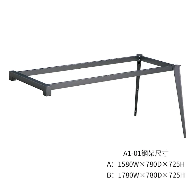 Factory simple manager desk leg metal steel frame metal desk leg wrought iron stainless steel table leg bracket