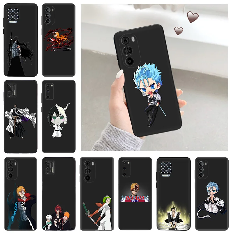 Soft Cases for Motorola Moto G52 G60 G73 G72 G53 G32 G22 G71 G51 G50 G31 G30 BLEACH Kurosaki Ichigo Phone Case G9 Power Cover