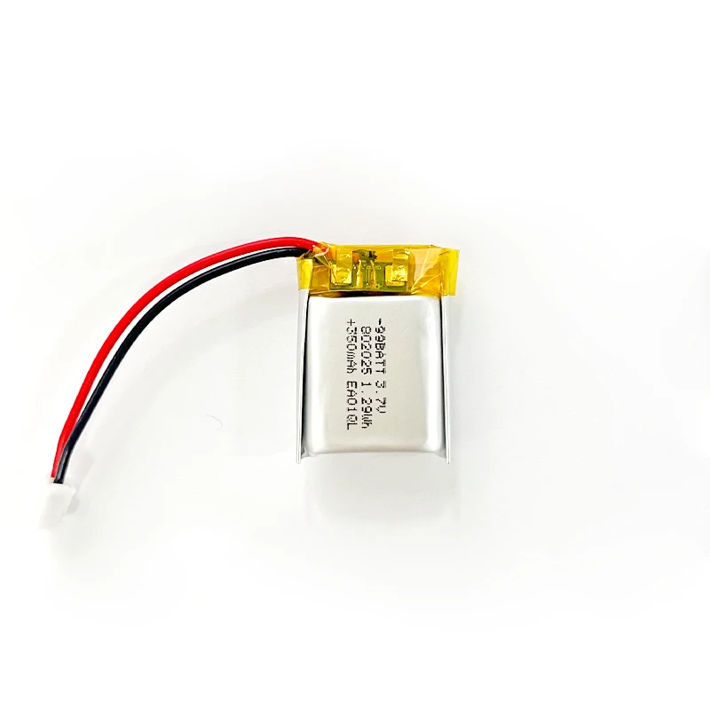 802025 3.7V 350mAh Bateria Lipo Litowo-Polimerowa Akumulator do MP3 MP4 Zabawek Słuchawek Bluetooth Głośników Myszy DVD GPS — zdjęcie produktu 4