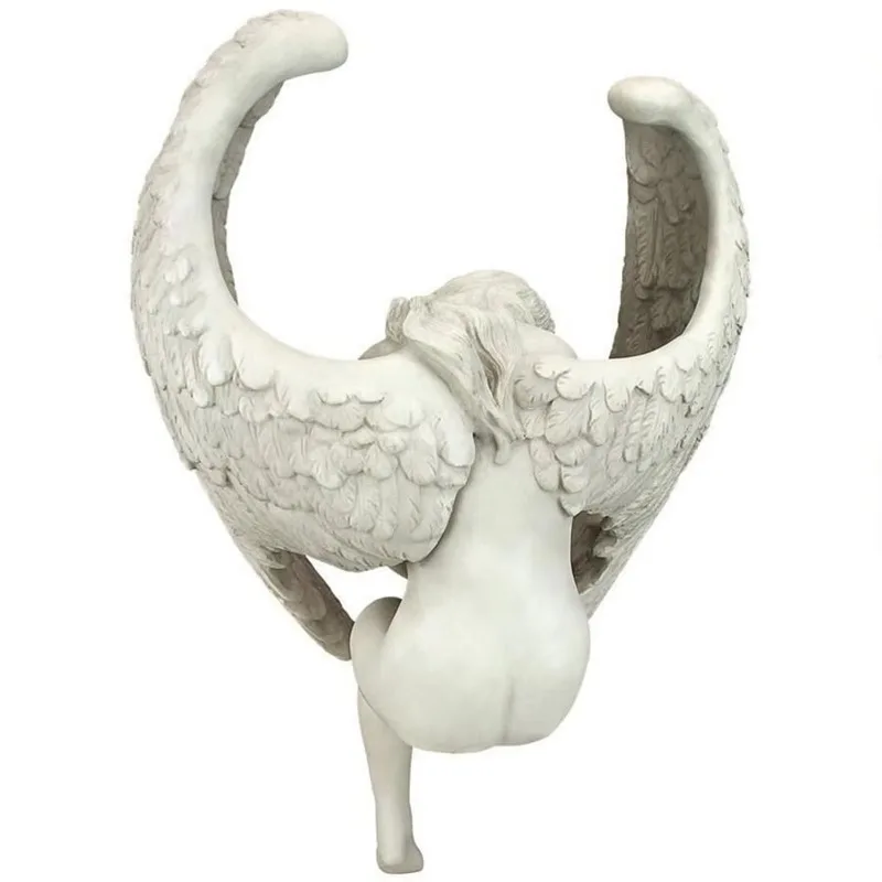 Creative Sculpture Decoration Redemption Angel Statue Jewelry Redemption Statuette Religious Garden Home Decoration 15x13x8cm view 4