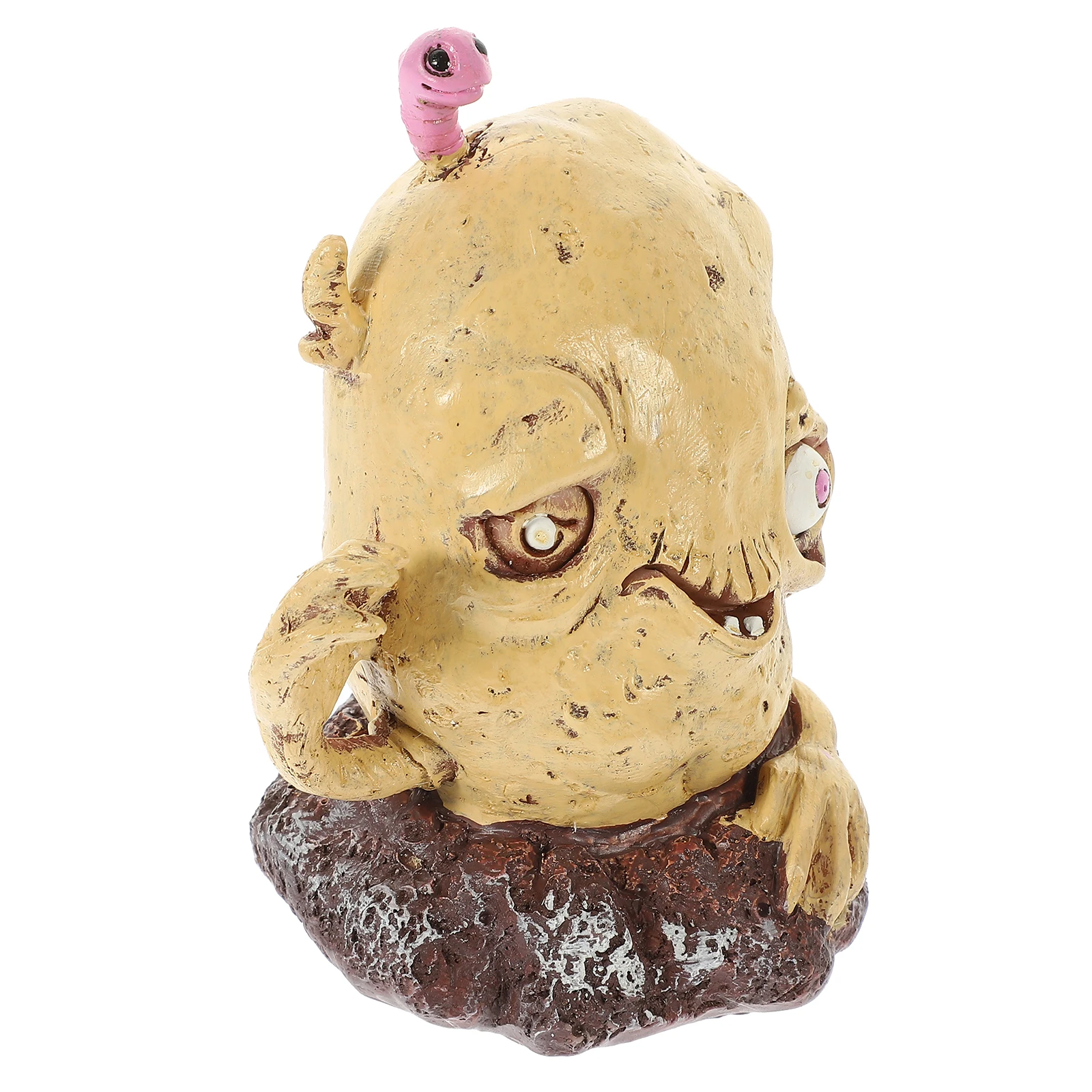 

Carrot Zombie Statue Resin Craft Halloween Decor Durable Garden Home Party DIY Vegetable Figurine Outdoor