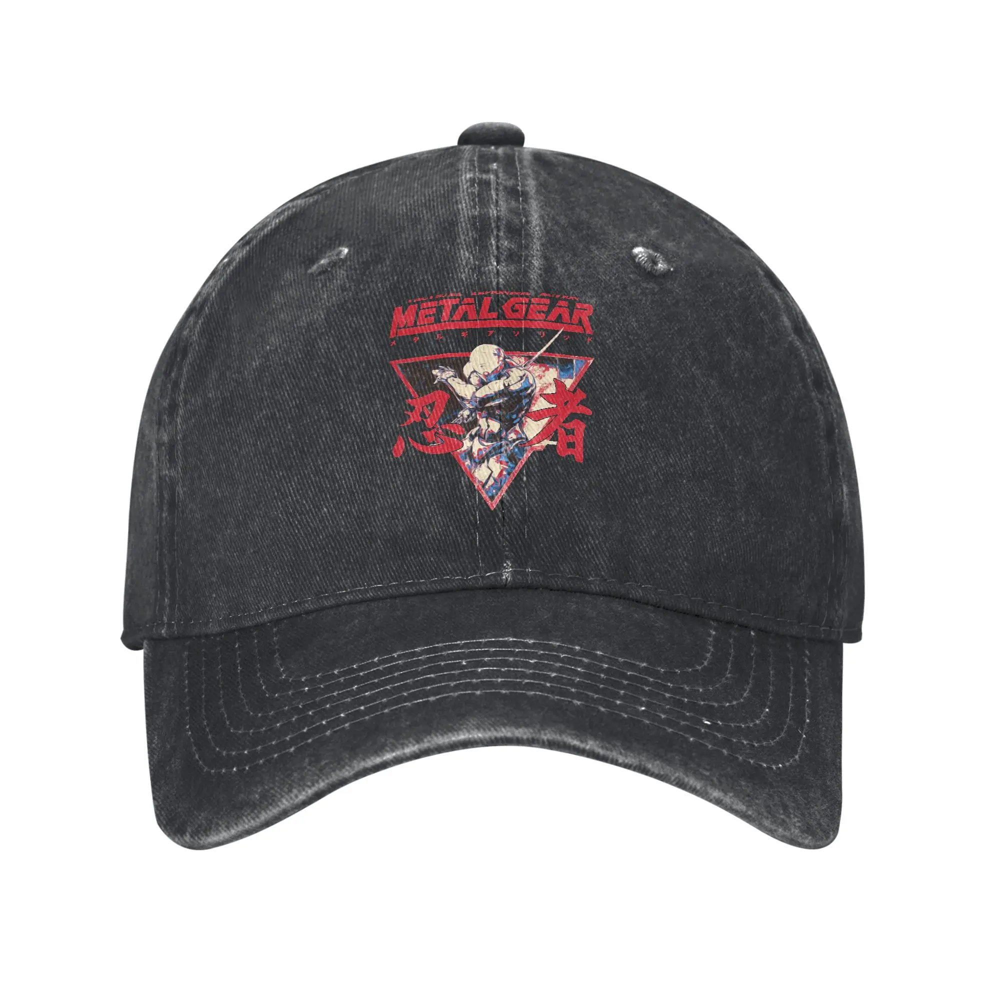 

Бейсбольная кепка Metal Gear Solid Washed Grey Fox Option Повседневные солнцезащитные шляпы в стиле хип-хоп Весенние женские и мужские бейсболки для охоты и кемпинга