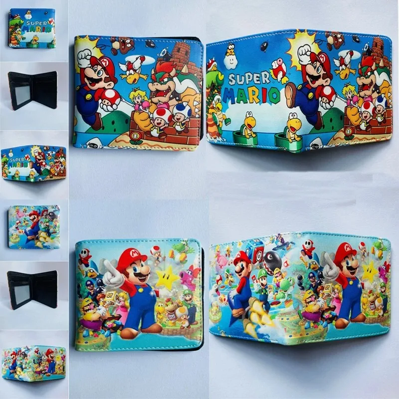 

Super Mario Bag Coin Purse Pack Rectangular Wallet Bags Student Storage Cards Packs Festive parties Exquisites festivals Gifts