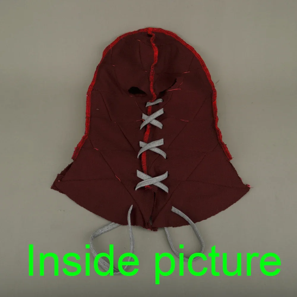 BrightBurn Rode Kap Kids Cosplay Scary Horror Masker Kostuums Halloween Masker Volledige Hoofd Ademende Rekwisieten