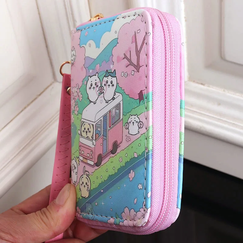 New Girl Portable Coin Purse Cartoon Cute Chiikawa Children Girl Small Bag Anime Figure Bags for Woman Kawaii Cartoon
