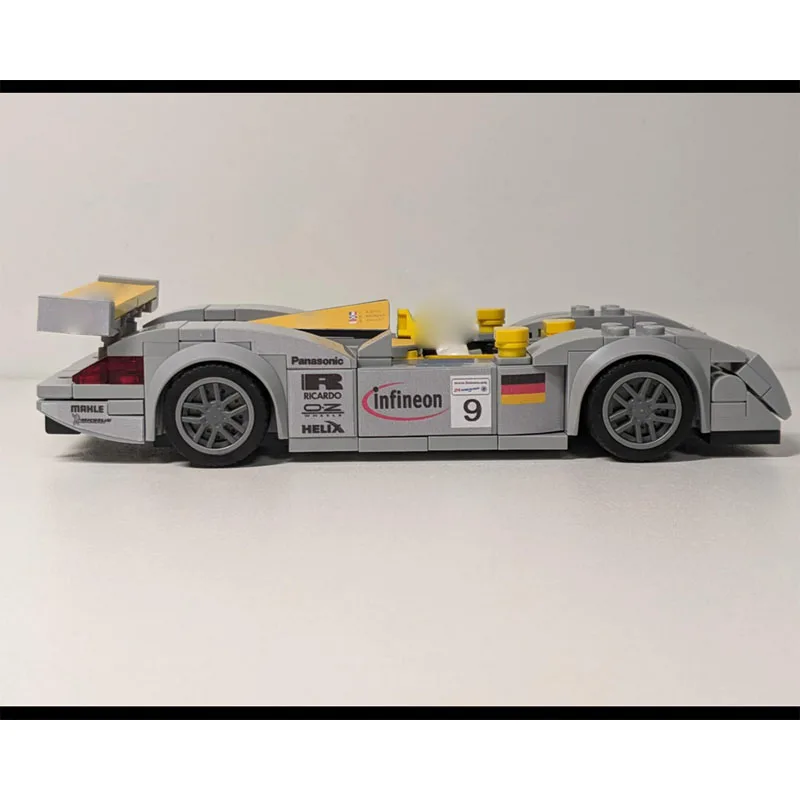 

MOC-205591 New City Landmark Sports Racing Car Building Block Model, 280Parts, Boys' Children's Birthday Building Block Toy Gift