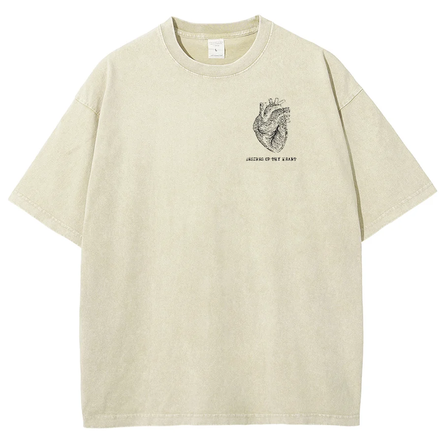 ユニセックスTシャツ,綿100%,ゴッド,ハート,ウォッシュ,フェアリー,特大,女性,ヒップ,四季