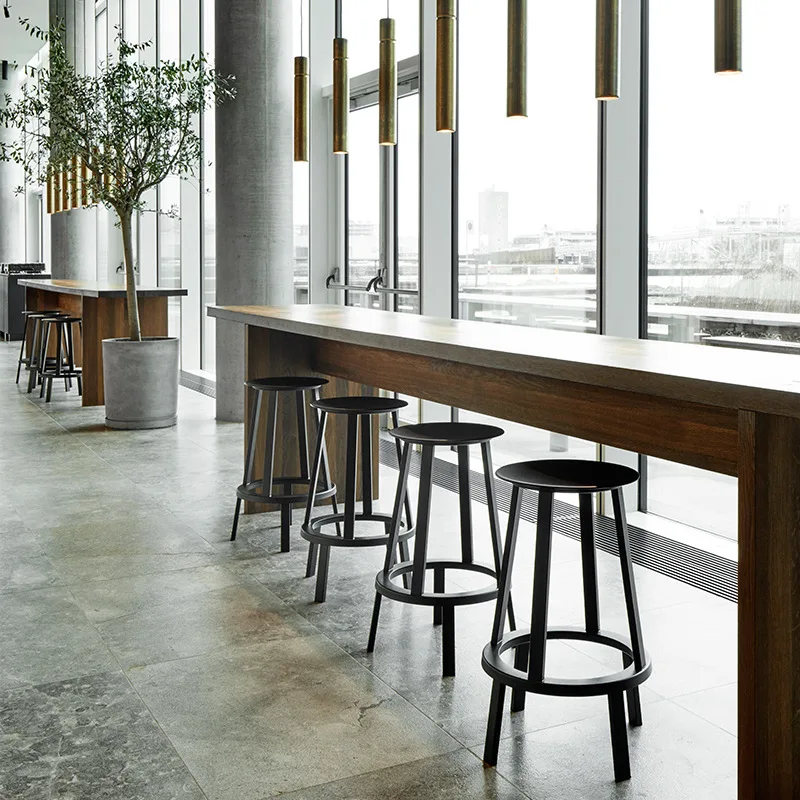 

Nordic Rotating Bar Stool Chair Metal Counter Kitchen Stools Home Versatile Furniture Dining Chairs Barstools